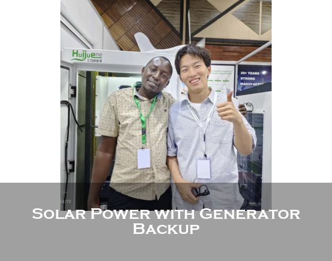 Solar Power with Generator Backup